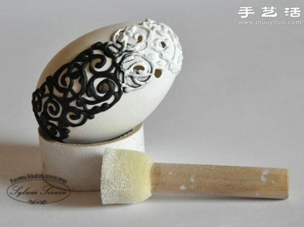 Tutorial on how to make handicrafts with exquisite egg carvings with hollows