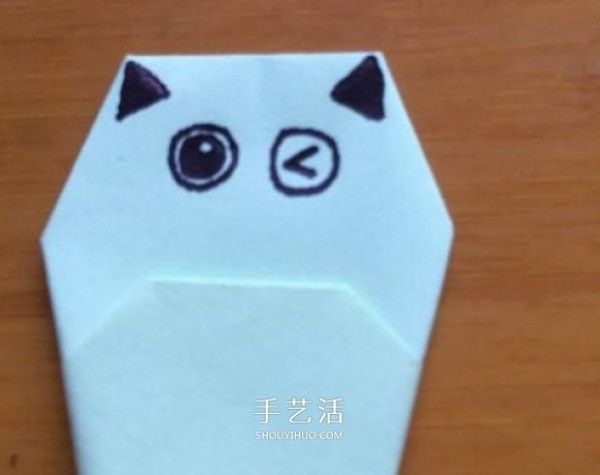 Simple origami small animal hand puppets make cute cat hand puppets