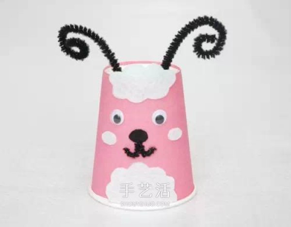 Creative paper cup handmade pictures, use paper cups to make cute little animals