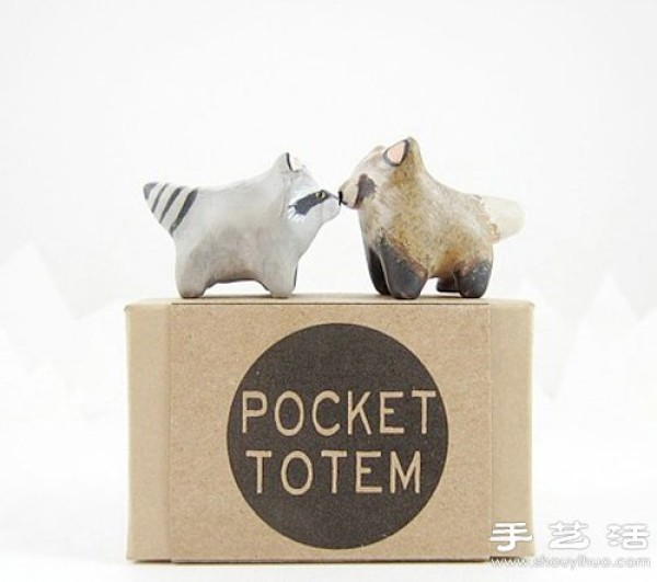 Naive little soft clay animals