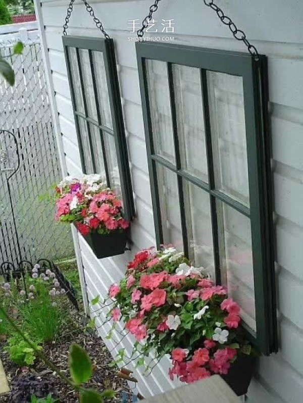 12 creative transformations of old window frames, this is the nostalgic style you like