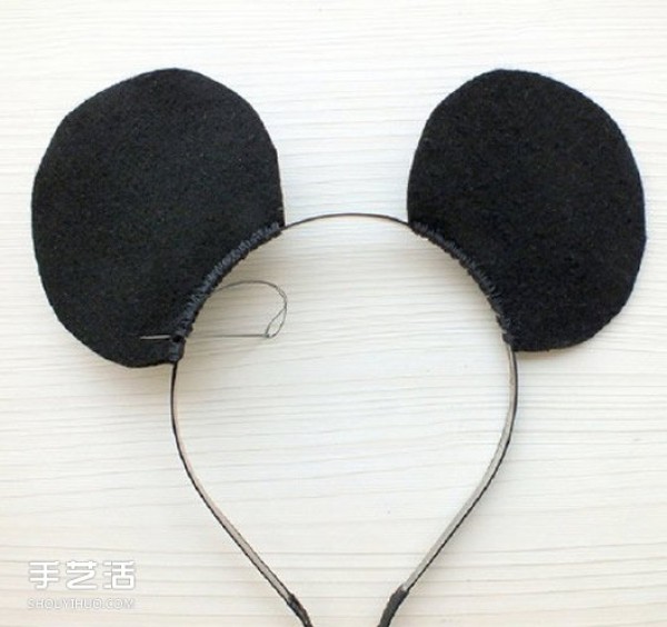 Mickey Mouse Headband Making Tutorial, Handmade DIY Mickey Mouse Ear Headband