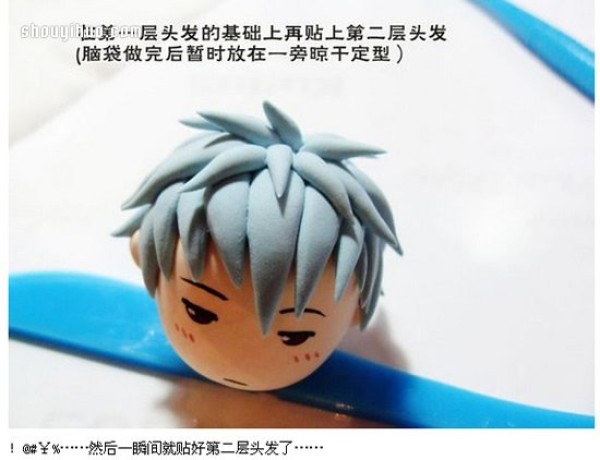 "Gintama"》Protagonist Sakata Gintokis clay doll DIY production