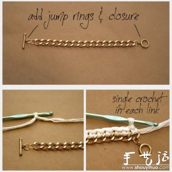 European and American style fashion bracelet making tutorial