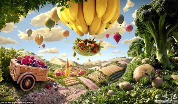 A mouth-watering dream world of food