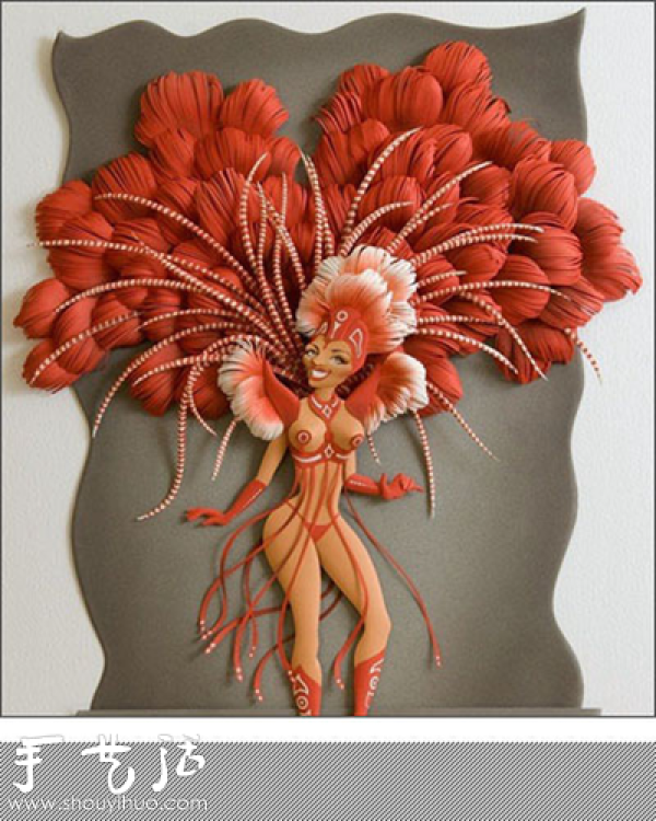 Appreciation of Brazilian style paper sculptures