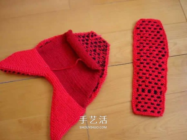 How to knit warm slippers and illustrate how to wear slippers in winter