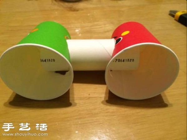 Disposable paper cup + toilet paper roll DIY to make mobile phone audio