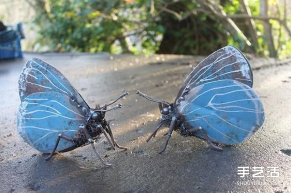 Turn scrap metal into treasure to DIY kingfishers, blue butterflies, magpies and other animals