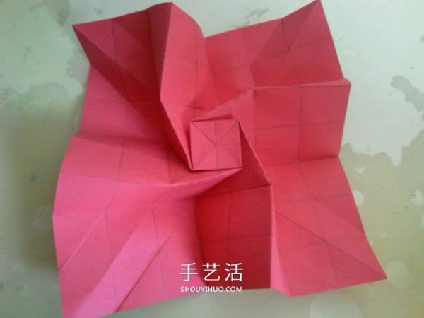 How to fold LS roses with illustrations and how to fold LS roses by hand step by step