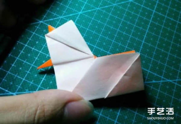 How to make an origami kingfisher with detailed instructions on how to fold a kingfisher