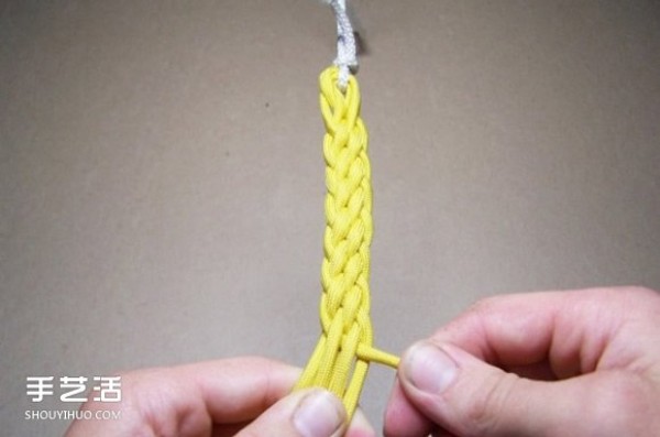 How to weave a six-strand rope bracelet, how to weave a six-strand rope bracelet