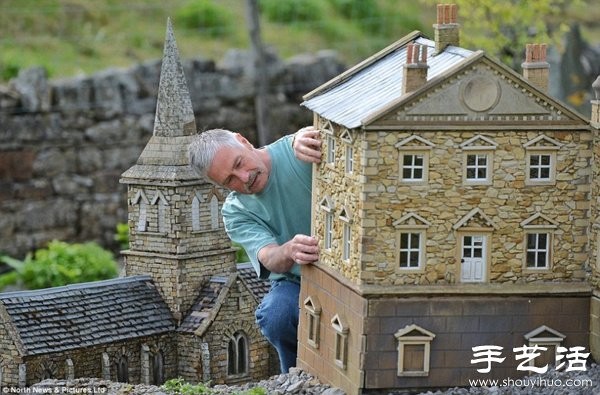 An old boys dream continues to build a mini town in his own yard