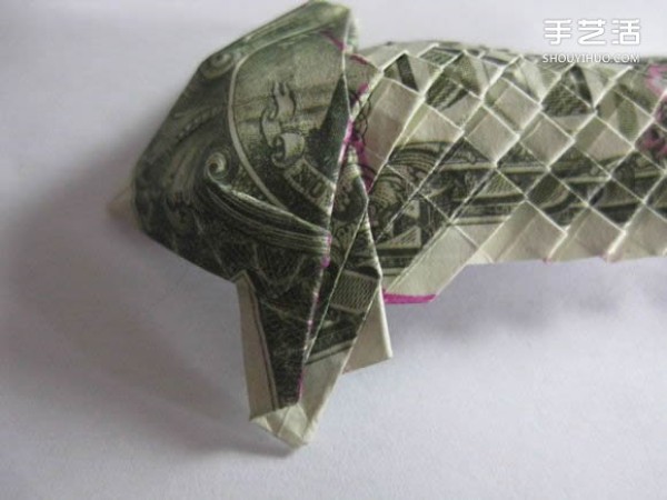 How to fold origami dollar carp and how to fold carp with dollars