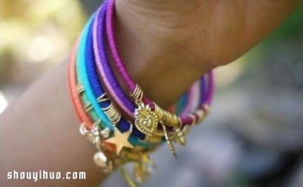 A very simple DIY handmade tutorial for a beautiful ethnic style bracelet