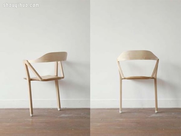 Inactivité A strange two-legged chair by a French post-90s designer