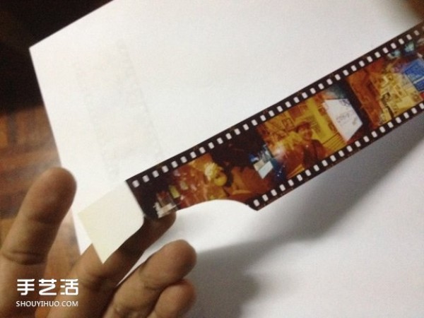 How to make DIY creative greeting cards from film by hand for Dragon Boat Festival greeting cards