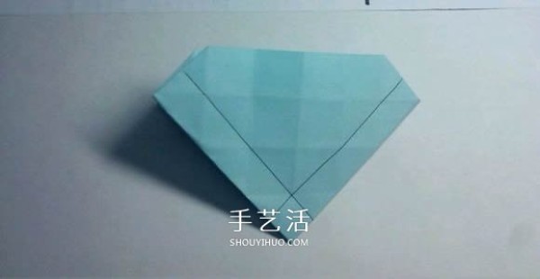 Teach you folding step by step! Detailed illustration of Kawasaki rose origami process