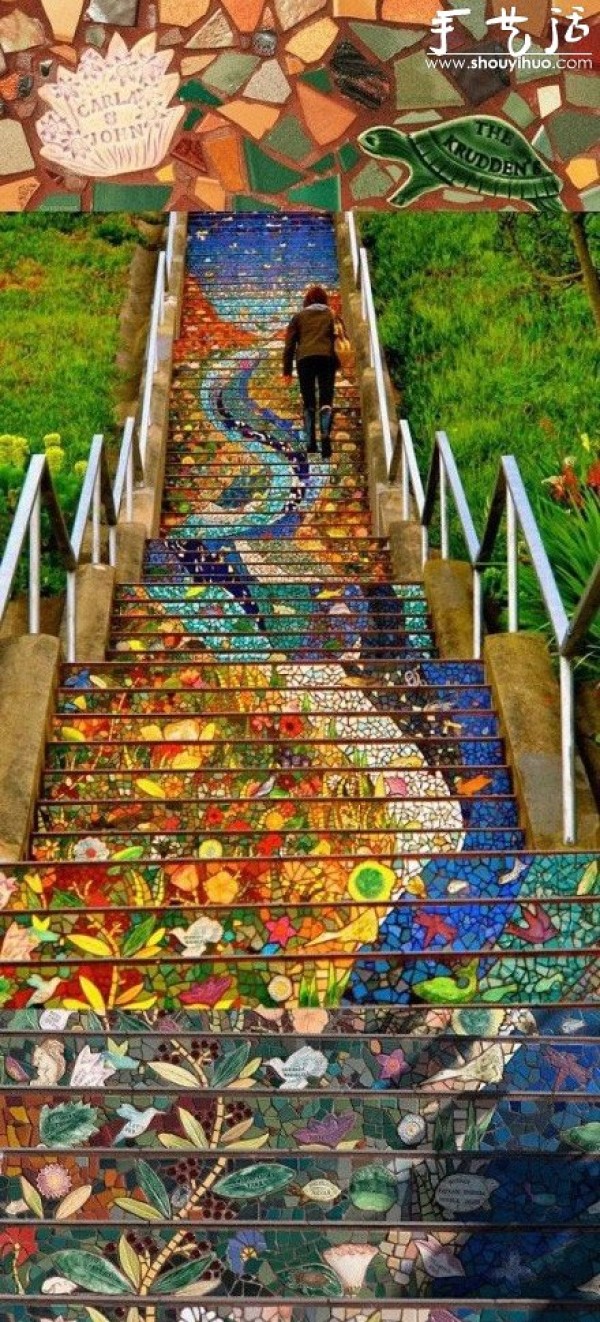 Fairytale-like and dreamy art steps