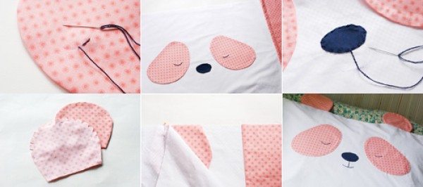 Super Cute Panda Pillow DIY Panda Face Pillow Case Handmade