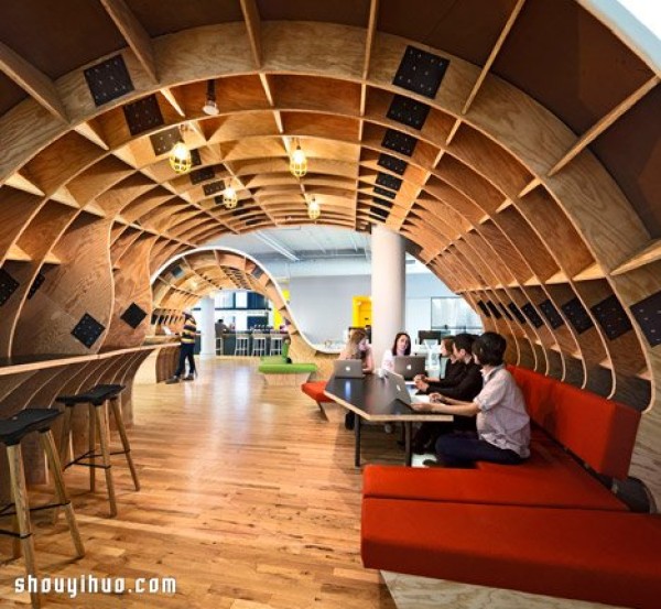 Egg carton revolutionary creative dream office design in the office