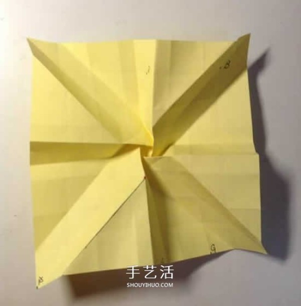 The original folding method of Weiwei Rose, detailed origami rose process steps