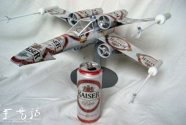 Beer Can DIY to Make X-Wing Fighter