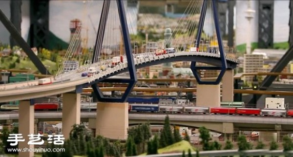 The worlds largest toy train model