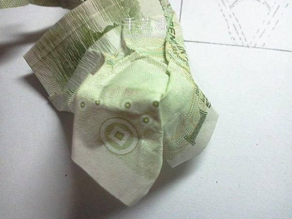 The origami method of shoe saplings. This combination is very interesting! 