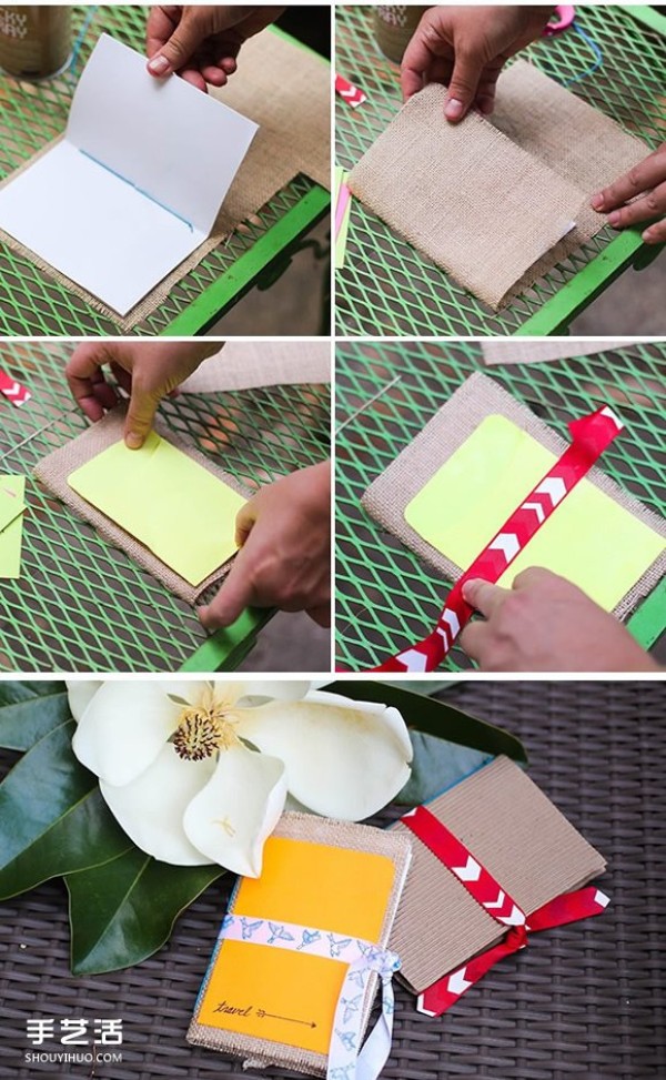 How to make a travel diary, DIY exquisite handmade diary gift