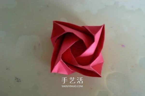 How to fold LS roses with illustrations and how to fold LS roses by hand step by step