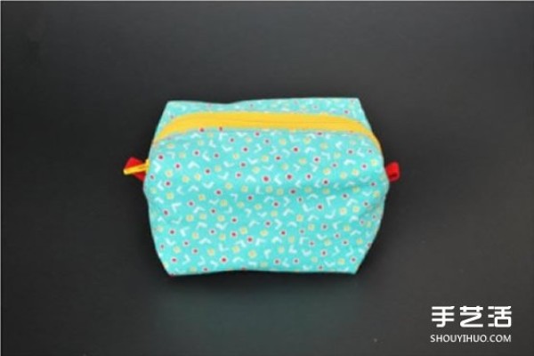 How to make a rectangular cosmetic bag, simple fabric cosmetic bag DIY tutorial