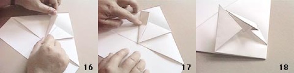 DC-3 aircraft origami method