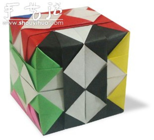 3D Rubiks Cube Origami Tutorial