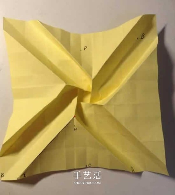 The original folding method of Weiwei Rose, detailed origami rose process steps