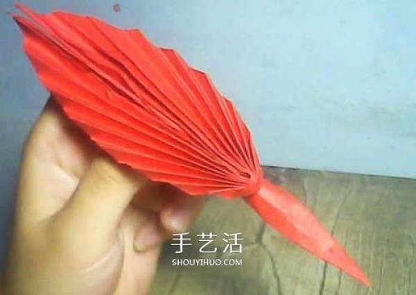 Childrens quill folding method and simple origami quill tutorial