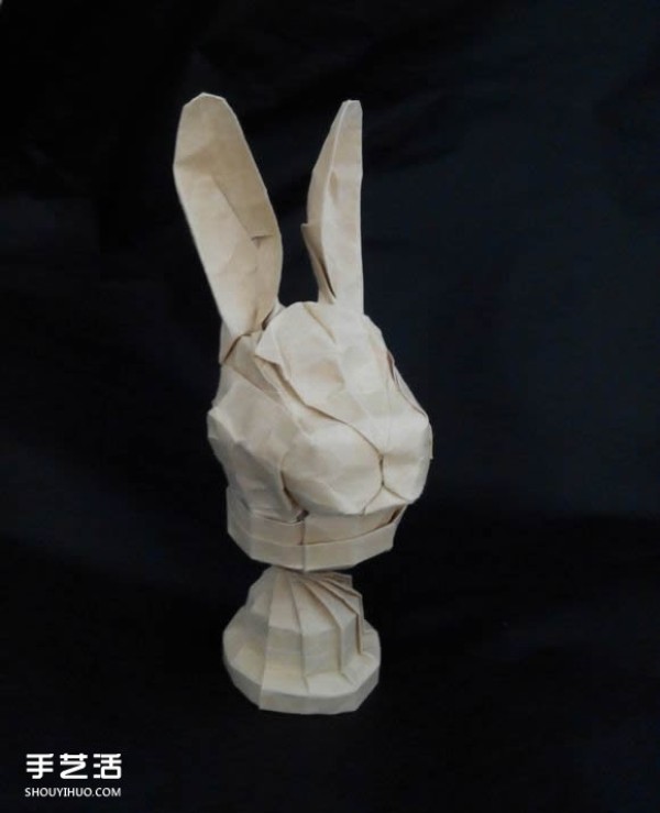 Origami Rabbit Head Detailed Steps Picture How to Fold a Complex 3D Rabbit Head