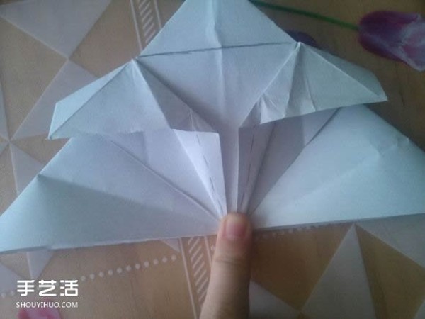 Origami diagram of a grand piano and how to fold a three-dimensional grand piano step by step