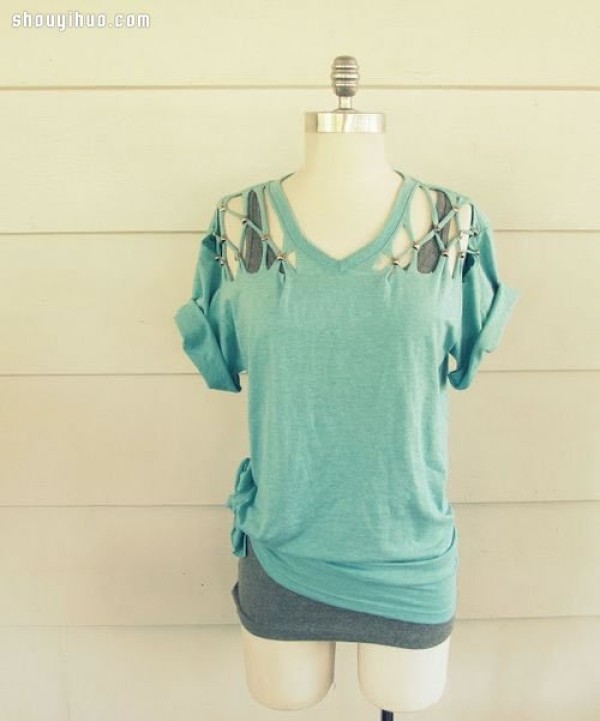 Creative transformation of old T-shirts, DIY collection of T-shirts, DIY hand-making tutorials