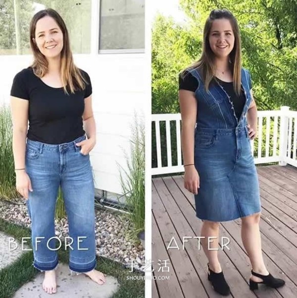 Ingenuity! Dads old shirt turned into beautiful skirt for daughter