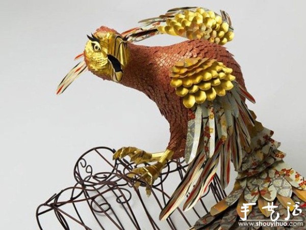 Exquisite and complex handmade paper sculptures