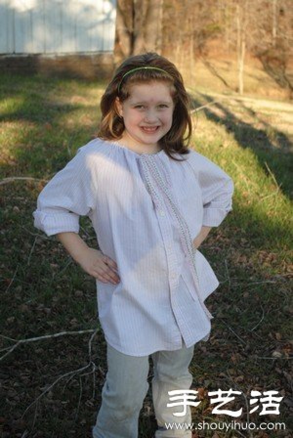 Repurpose old shirts and give your daughter a handmade DIY love skirt