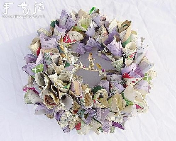 Appreciation of origami garland works