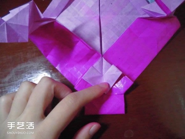 Die Lianhua Love Origami Illustration of Creative Love Origami Step by Step