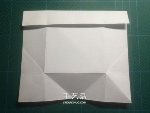 Childrens hand-made origami Daibai illustrates the simple and cute folding method of Daibai