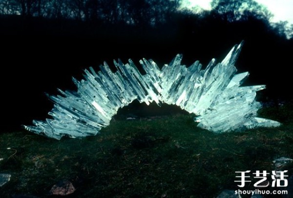 Andy Goldsworthys land sculpture art work