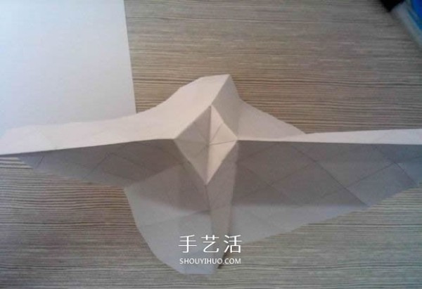 Illustration of how to fold the eight-petal Kawasaki rose, origami eight-petal Kawasaki rose