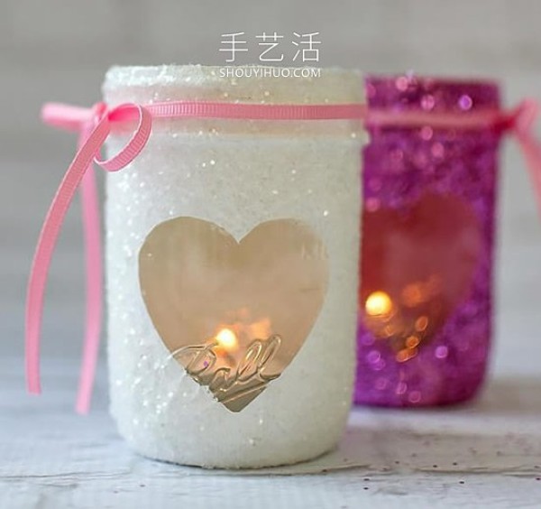 15 Charming Valentines Day Glass Jar Gift DIY Tutorial