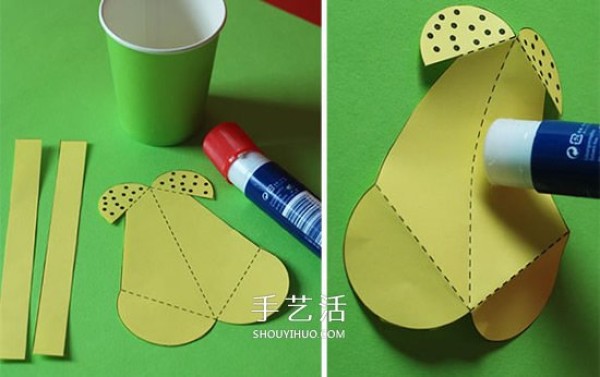 How to make a handmade watering kettle for children from a disposable paper cup