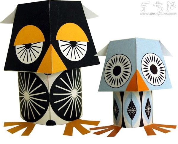 Super cute hand-cut paper animals